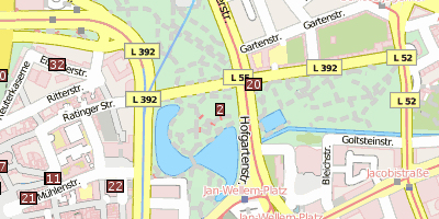 Hofgarten  Stadtplan