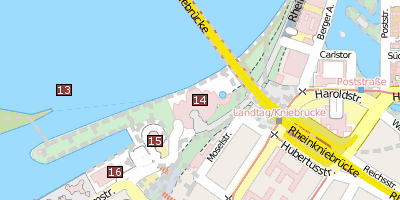 Stadtplan Landtag Nordrhein-Westfalen