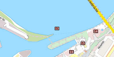 Medienhafen Düsseldorf Stadtplan