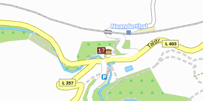 Neanderthal Museum Stadtplan