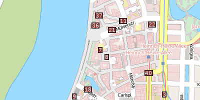 Stadtplan Rathaus Düsseldorf