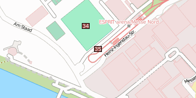 Stadtplan Rheinstadion