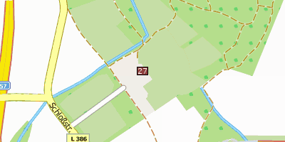 Stadtplan Schloss Pesch