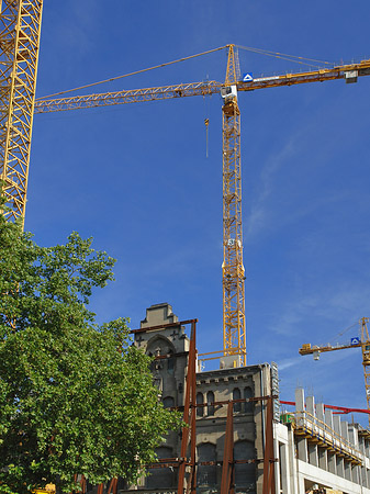 Fotos Baustelle auf der Kreuzung Komödienstraße Tunisstraße