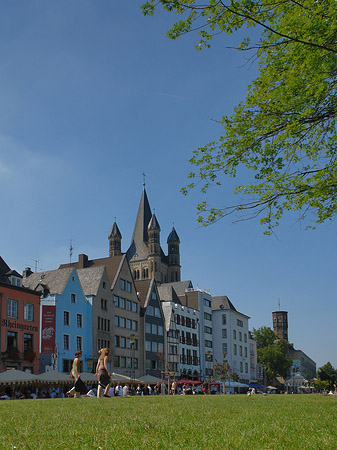 Groß St Martin hinter Fischmarkt Foto 