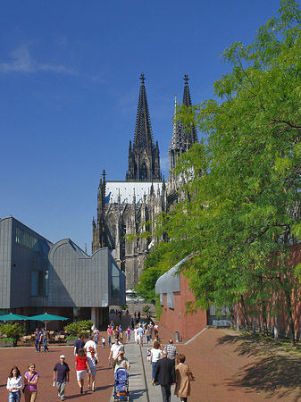 Weg zum Kölner Dom Foto 