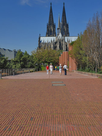 Foto Weg zum Kölner Dom