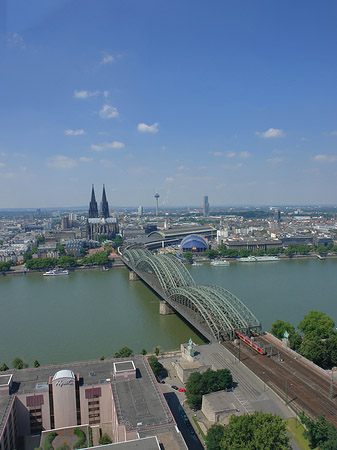 Fotos Hohenzollernbrücke und Kölner Dom