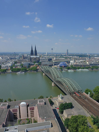 Hohenzollernbrücke und Kölner Dom Fotos