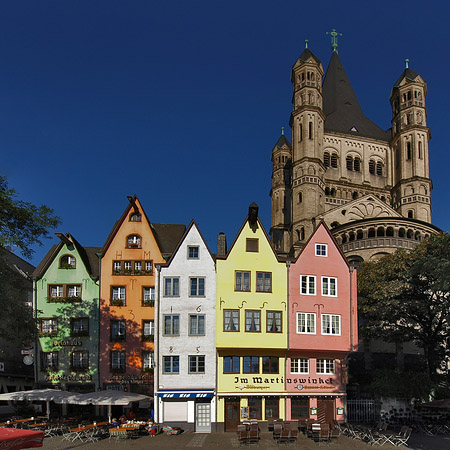 Foto Fischmarkt vor Groß St.Martin - Köln