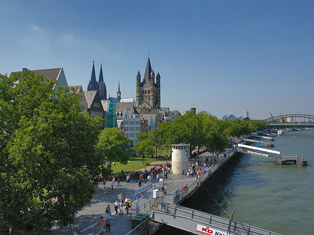 Foto Frankenwerft am Rhein