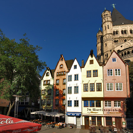 Foto Groß St Martin hinter Fischmarkt