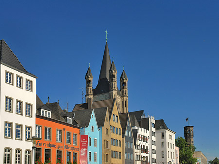 Foto Groß St Martin hinter Fischmarkt