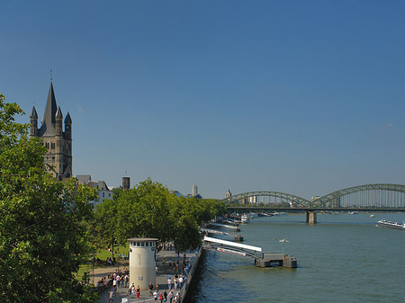 Frankenwerft bis Hohenzollernbrücke Fotos