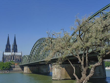 Hohenzollernbrücke am Kölner Dom