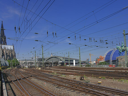 Foto Hauptbahnhof neben dem Kölner Dom