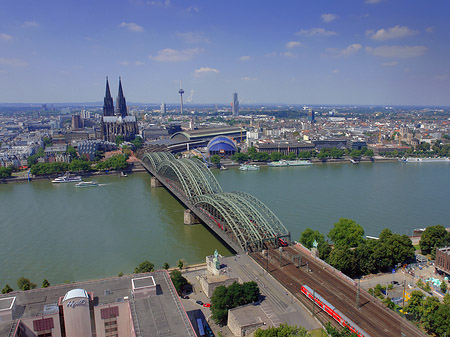 Fotos Hohenzollernbrücke und Kölner Dom | Köln